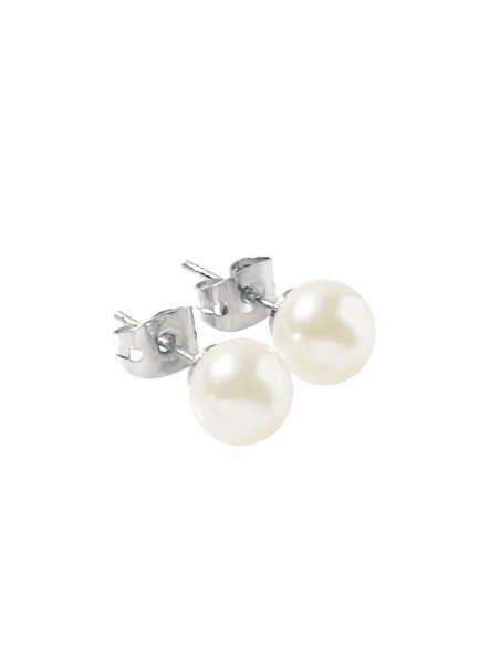 Ø 7 mm stud earrings Bijoux perle Misaki Monaco