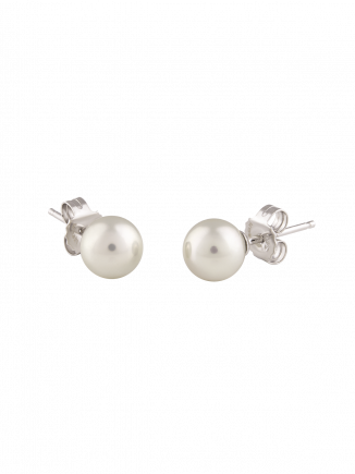 Ø 7 mm stud earrings - Grey...