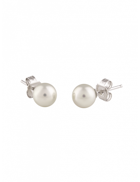 Puces d'oreilles Ø 7 mm Bijoux perle Misaki Monaco