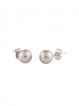 Ø 8 mm stud earrings - Pink...