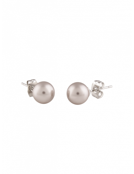 Puces d'oreilles Ø 8 mm Bijoux perle Misaki Monaco