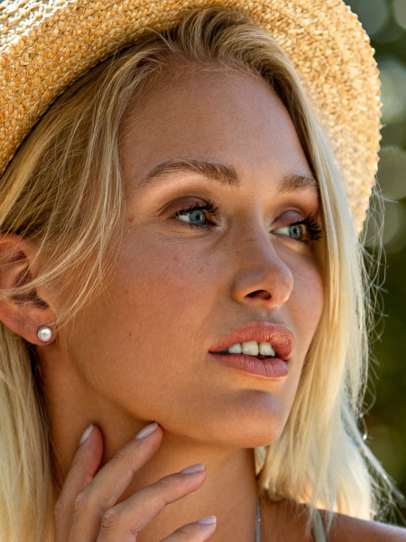 Ø 8 mm stud earrings Ø 8 mm stud earrings