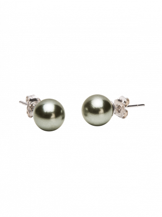 Ø 9 mm stud earrings - Grey...