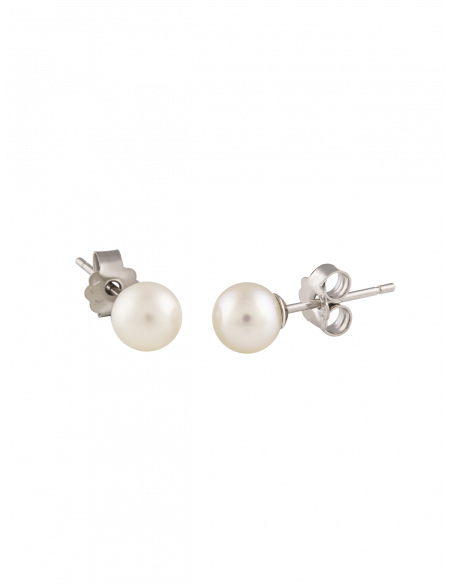 Puces d'oreilles culture Ø 6 mm Bijoux perle Misaki Monaco