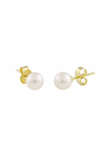 Puces d'oreilles culture Ø 7 mm Bijoux perle Misaki Monaco