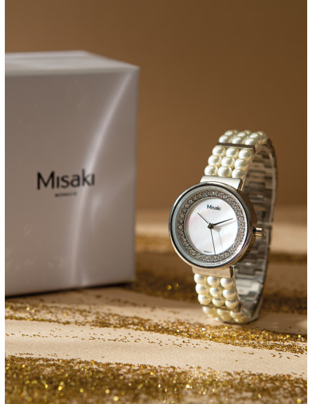 ELLA Pearls Watch Bijoux perle Misaki Monaco