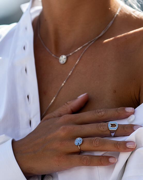 NEWLIFE Ring Bijoux perle Misaki Monaco