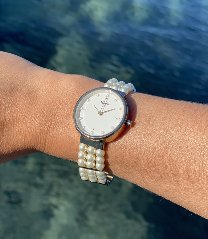 NINA Watch Bijoux perle Misaki Monaco