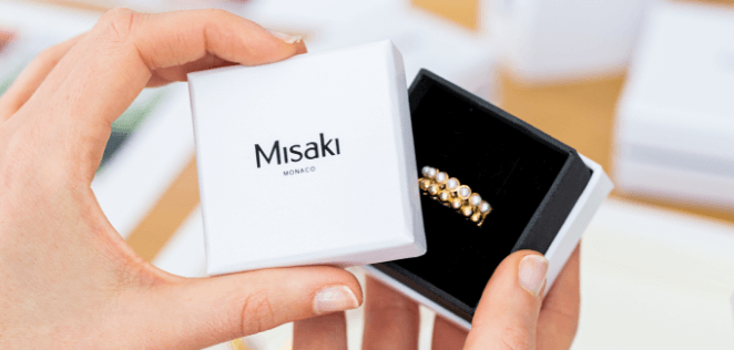SWAY Signet Ring Bijoux perle Misaki Monaco