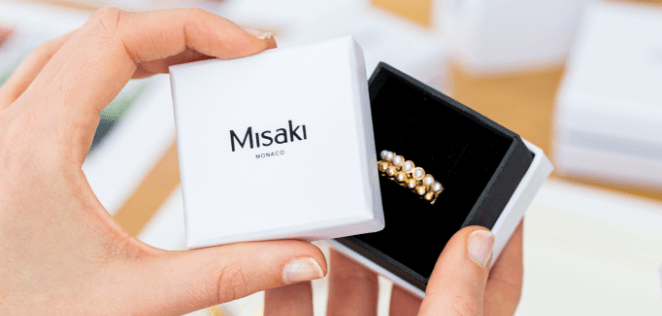 Bague CALICE Bijoux perle Misaki Monaco